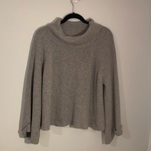 Super cute Leith gray cowl neck sweater